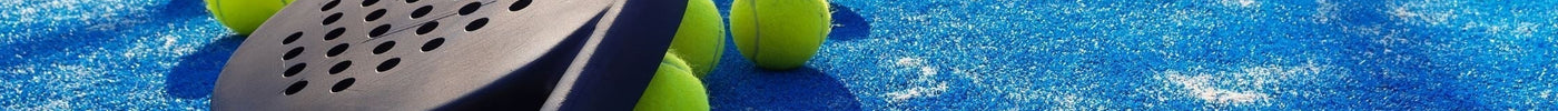 Best beginner padel rackets lined up at Padel Webshop