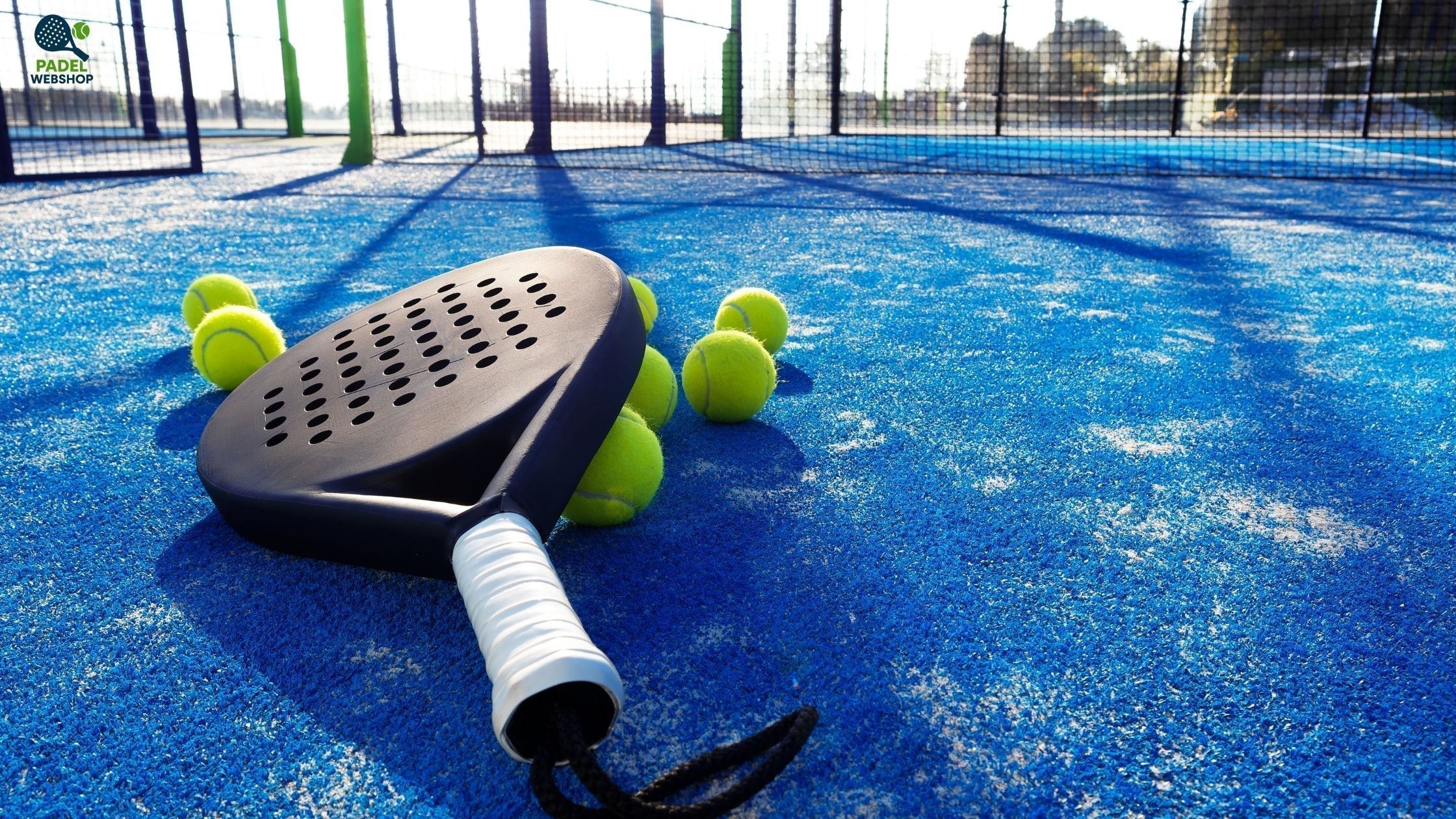 Best beginner padel rackets lined up at Padel Webshop