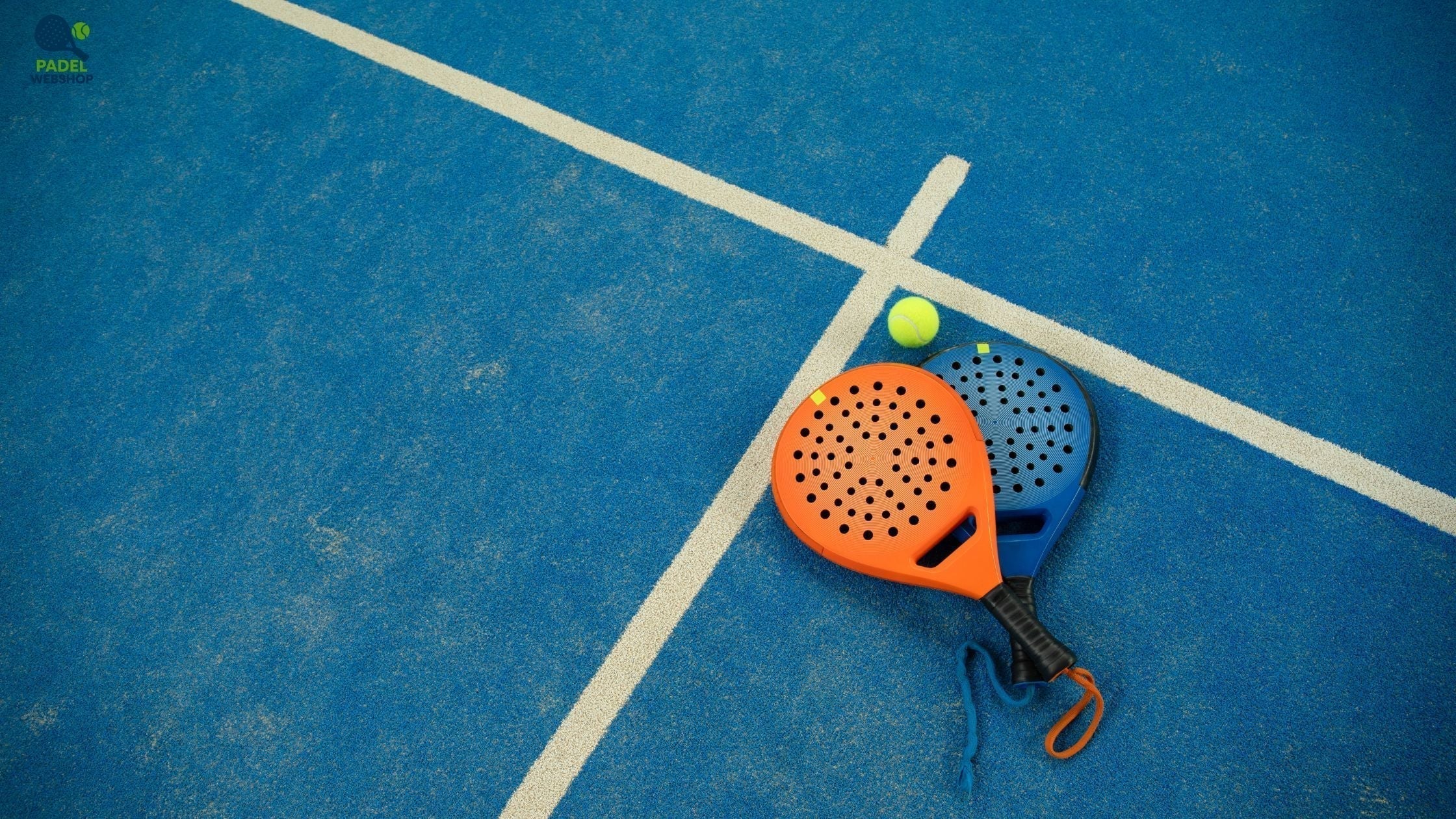 Best control padel rackets lined up at Padel Webshop