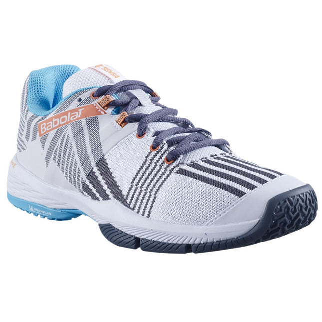 Babolat Sensa Women White/ Canyon Sunset Padel Shoes