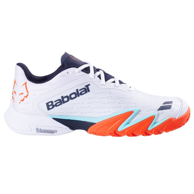 Babolat Premura 3 Men Lebron White/Orange Padel Shoes