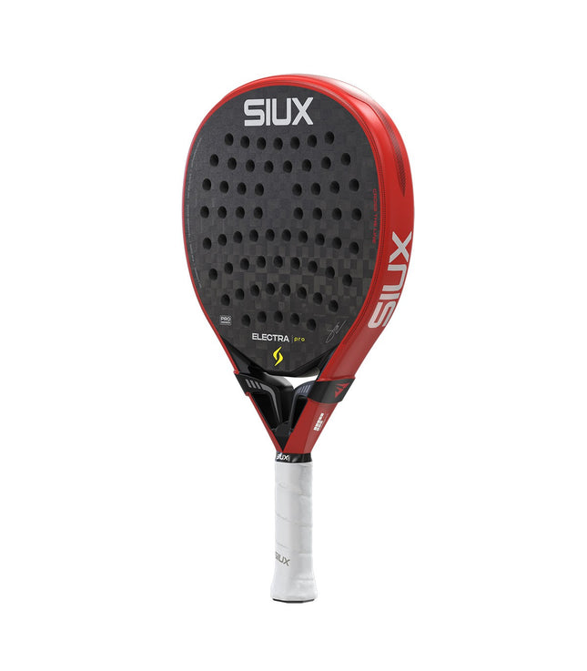 Siux Electra Pro 2026 Fire Red padel racket te koop bij Padel Webshop