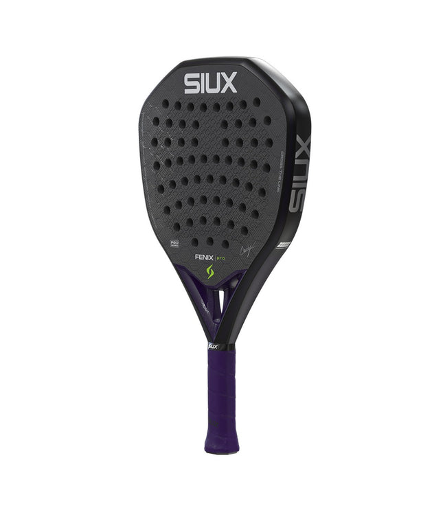 Siux Fenix Pro 2026 Black padel racket te koop bij Padel Webshop