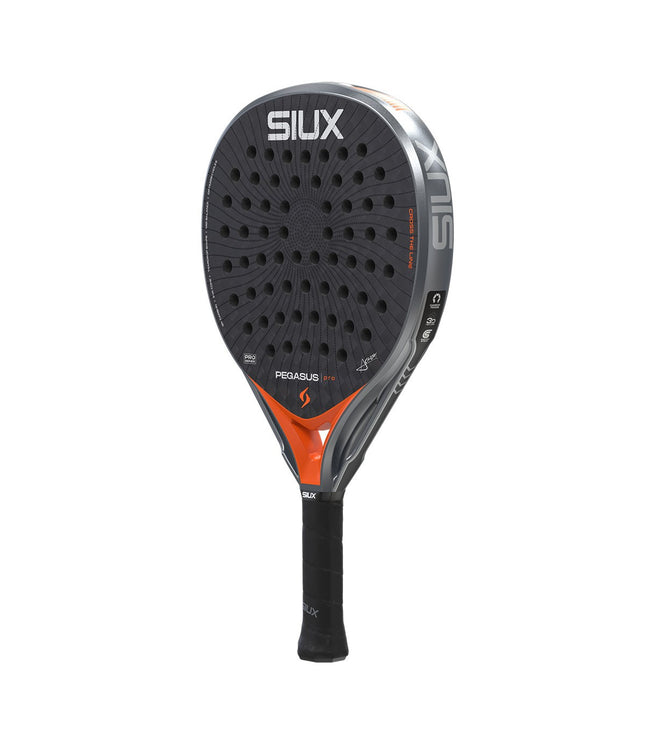 Siux Pegasus Pro 2026 Lava Orange padel racket te koop bij Padel Webshop