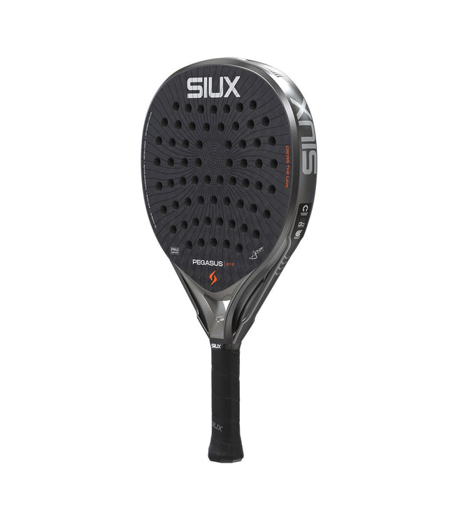 Siux Pegasus Pro 2026 Storm Grey padel racket te koop bij Padel Webshop