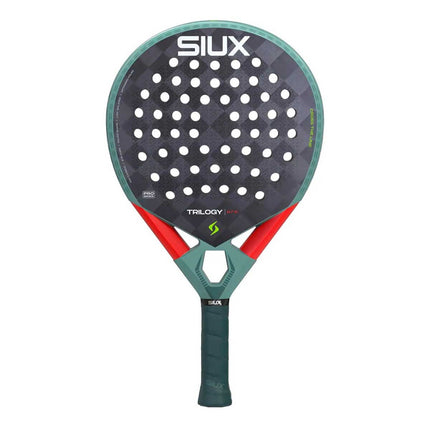 Siux Trilogy Pro 2026 Ash Green Padel Racket for sale on Padel Webshop