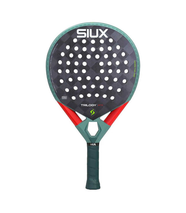 Siux Trilogy Pro 2026 Ash Green Padel Racket for sale on Padel Webshop