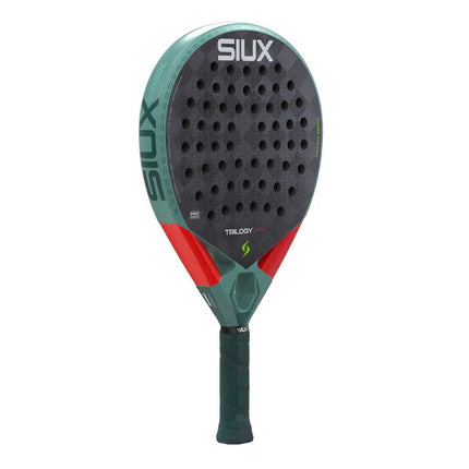 Siux Trilogy Pro 2026 Ash Green Padel Racket te koop bij Padel Webshop