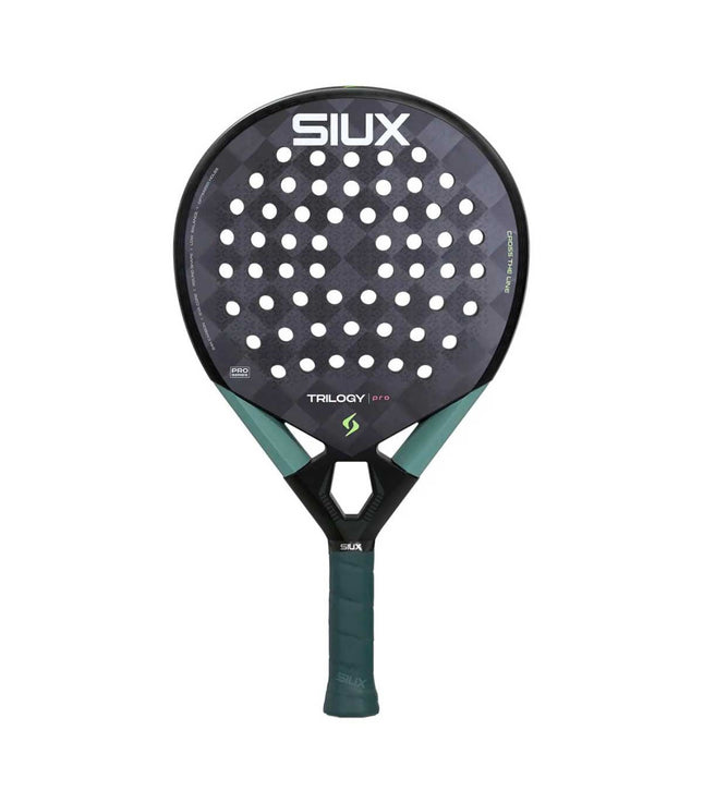 Siux Trilogy Pro 2026 Noir Frog Padel Racket for sale on Padel Webshop