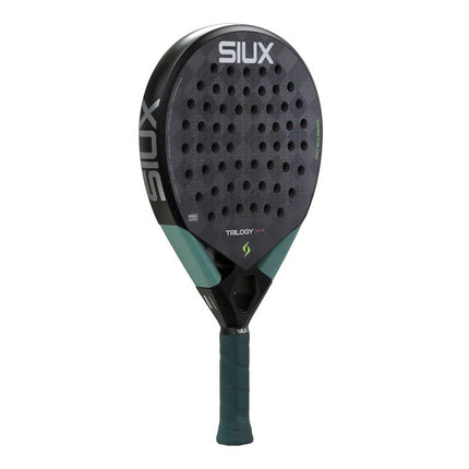 Siux Trilogy Pro 2026 Noir Frog padel racket te koop bij Padel Webshop