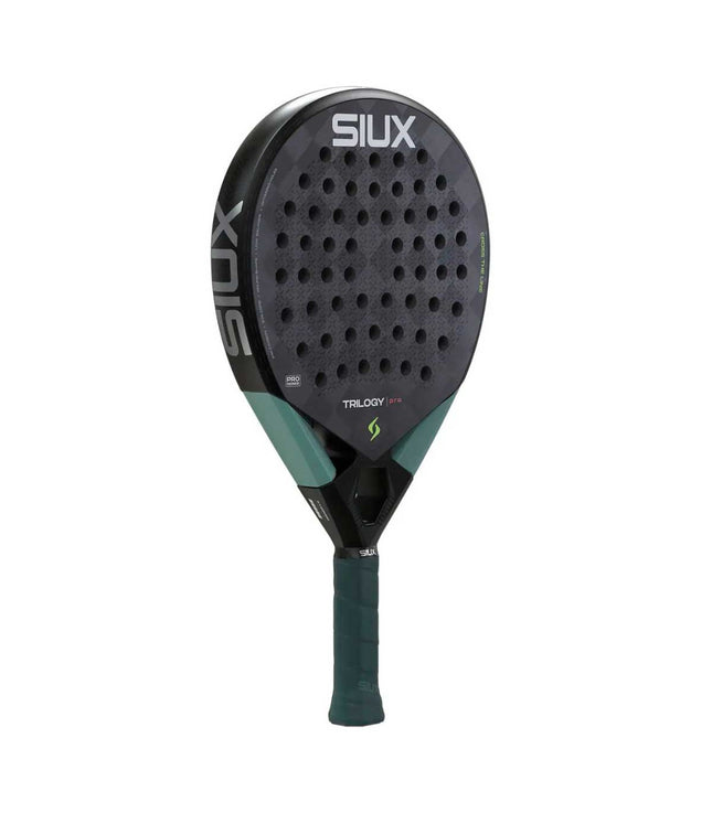 Siux Trilogy Pro 2026 Noir Frog padel racket te koop bij Padel Webshop